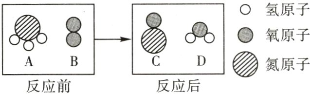 氮原子反应后反应前