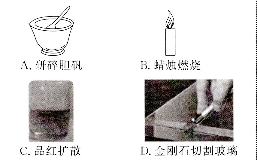 C品红扩散D金刚石切割玻璃