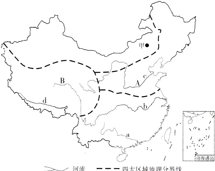 二河流−一一四大区域地理分界线