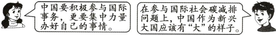 办自更要中力量问题上中国作为新兴大国应该有大的样子