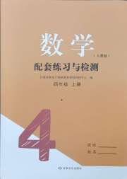配套练习与检测四年级数学人教版
