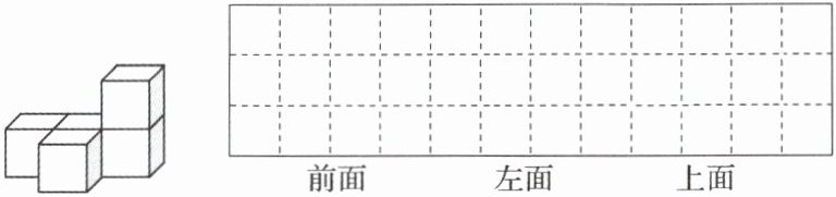 前面左面上面