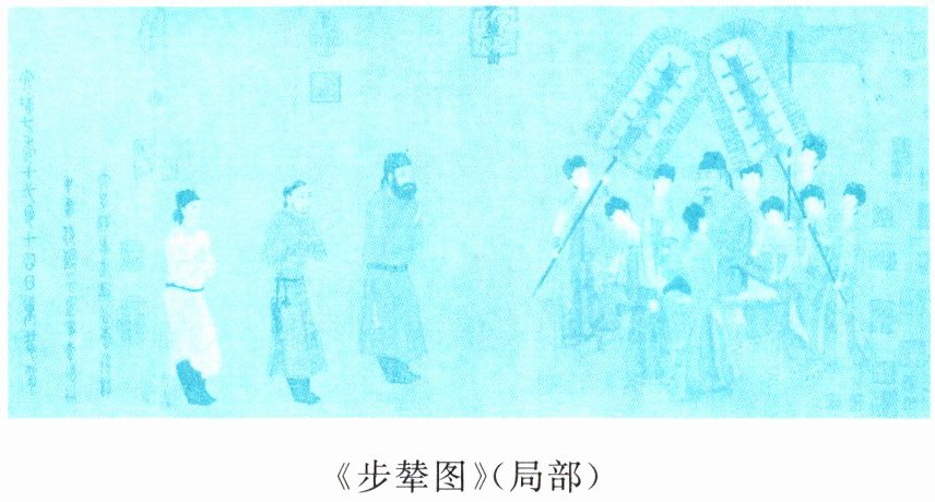 步辇图局部