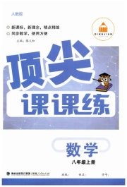 顶尖课课练八年级数学人教版