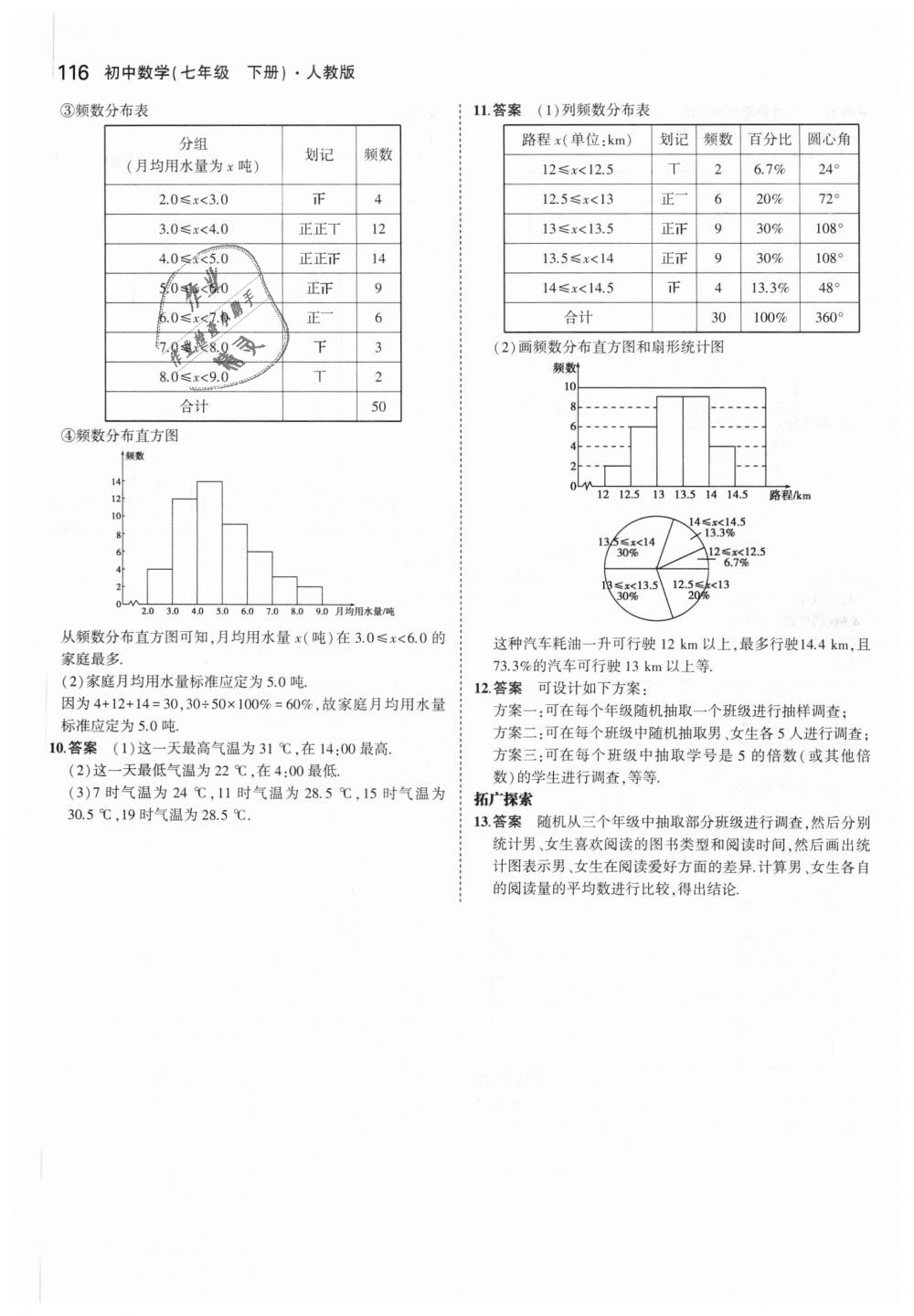 第十章 数据的收集、整理与描述 - 第14页