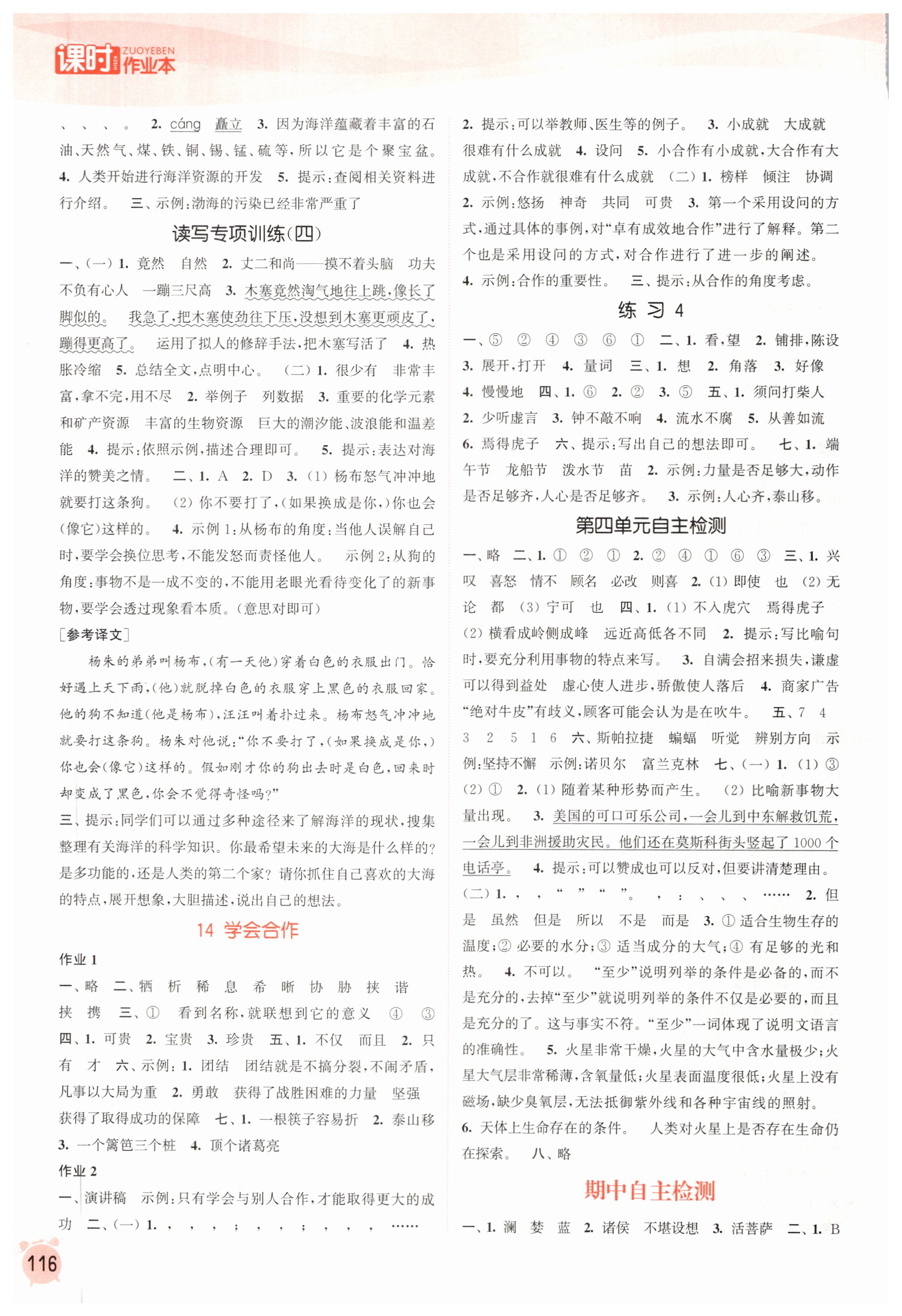 期中自主检测 - 第6页