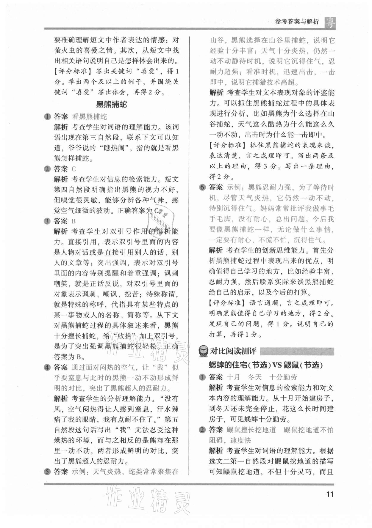 2021年木头马阅读力测评小学语文四年级广东专版&nbsp;第13页