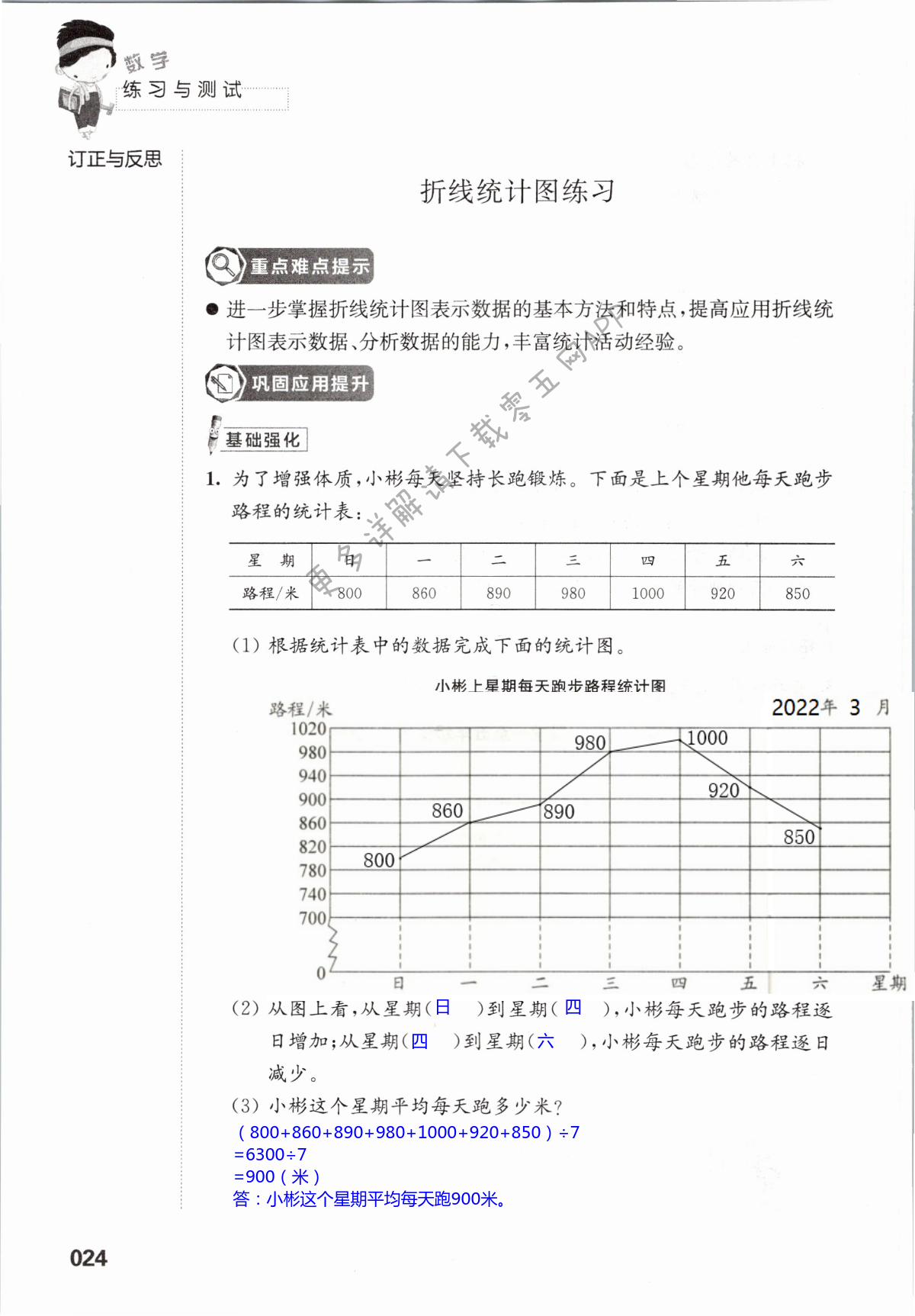 二  折线统计图 - 第24页