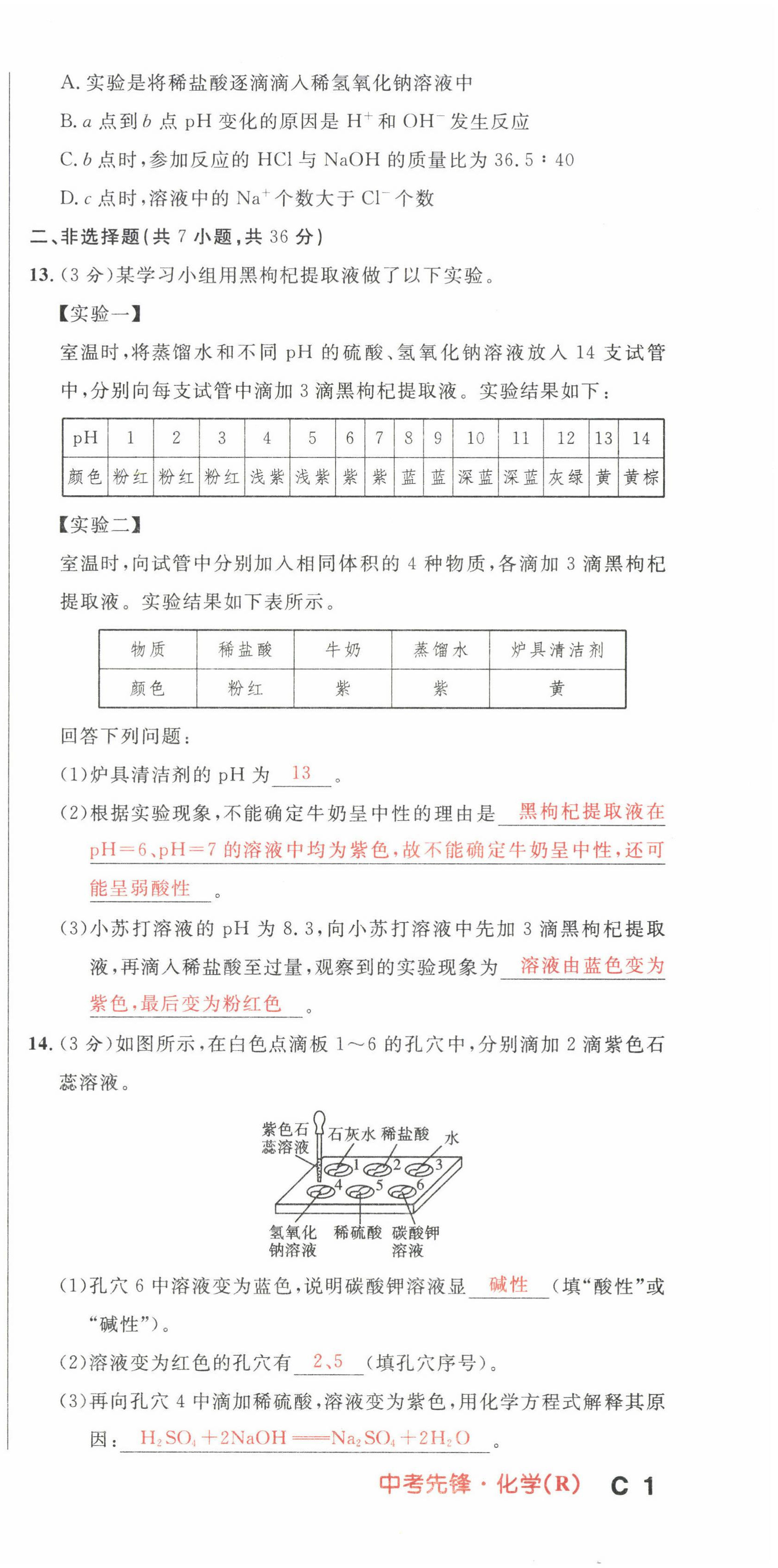 2022年中考先锋吉林出版集团化学黄石专版&nbsp;第3页