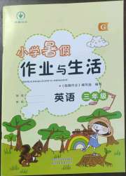 暑假作业与生活陕西人民教育出版社三年级英语G版