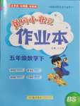 2025年黃岡小狀元作業(yè)本五年級數(shù)學(xué)下冊北師大版