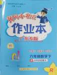 2025年黃岡小狀元作業(yè)本六年級(jí)數(shù)學(xué)下冊(cè)人教版廣東專版