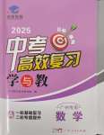2025年中考高效復習學與教數學廣州專版
