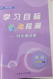 学习目标与检测同步测试卷八年级英语人教版