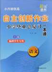 2025年自主创新作业小学毕业总复习一本通语文扬州专版