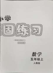课堂巩固练习五年级数学人教版