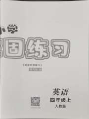 课堂巩固练习四年级英语人教版