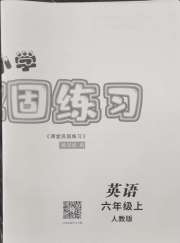 课堂巩固练习六年级英语人教版