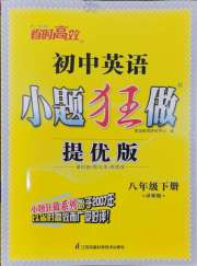 初中英语小题狂做八年级译林版提优版
