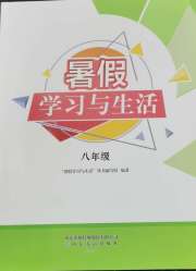 暑假学习与生活山东友谊出版社八年级综合