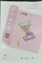 开心每一天暑假作业三年级语文数学