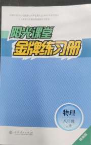 阳光课堂金牌练习册八年级物理人教版精编版