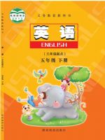 2025年教材课本五年级英语下册陕旅版