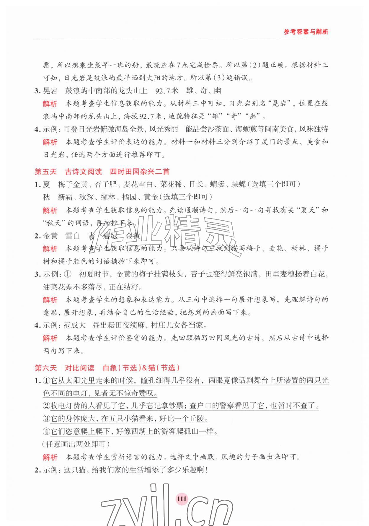 2026年知行合暑假阅读与习作浙江科学技术出版社四升五&nbsp;第3页