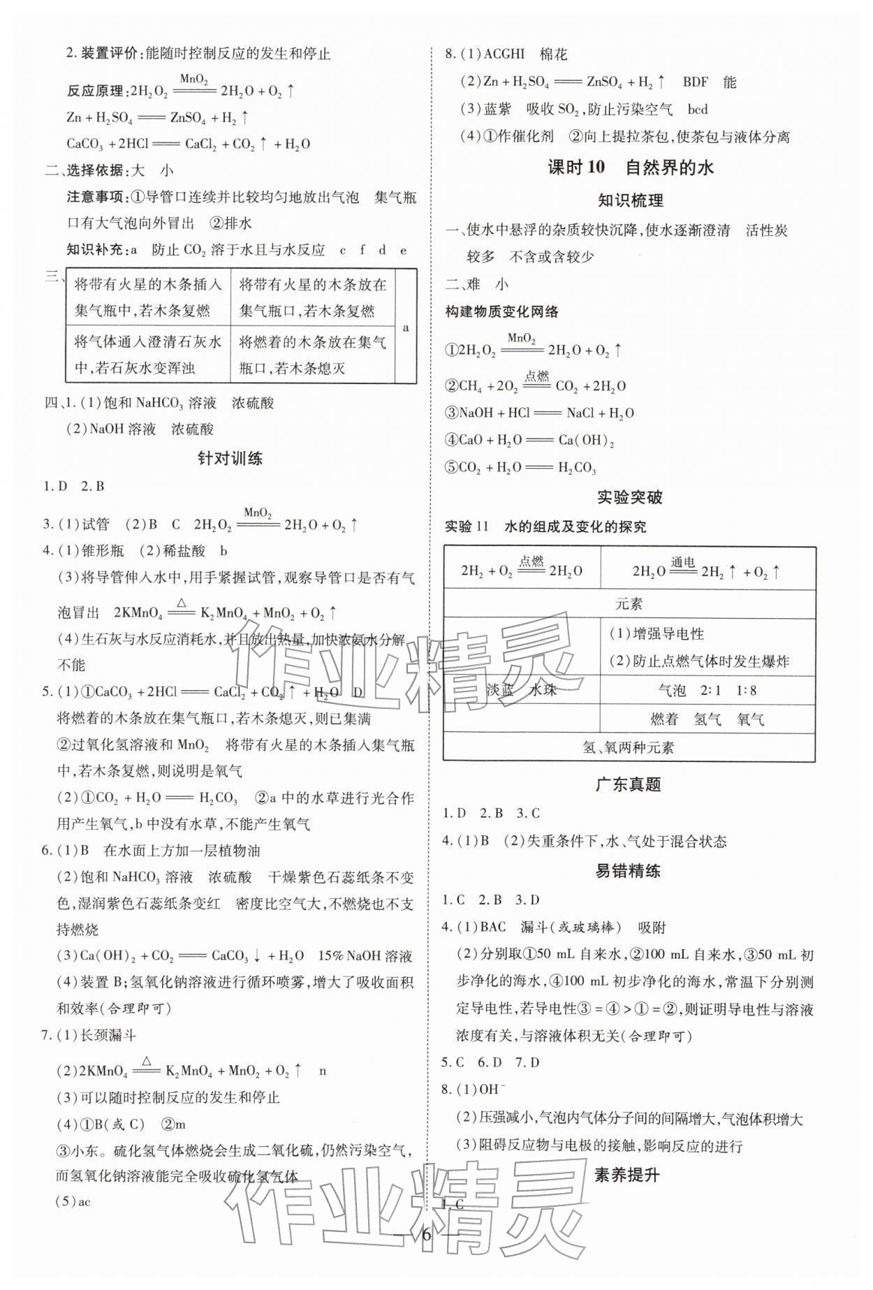 2026年领跑中考化学广东专版&nbsp;第6页