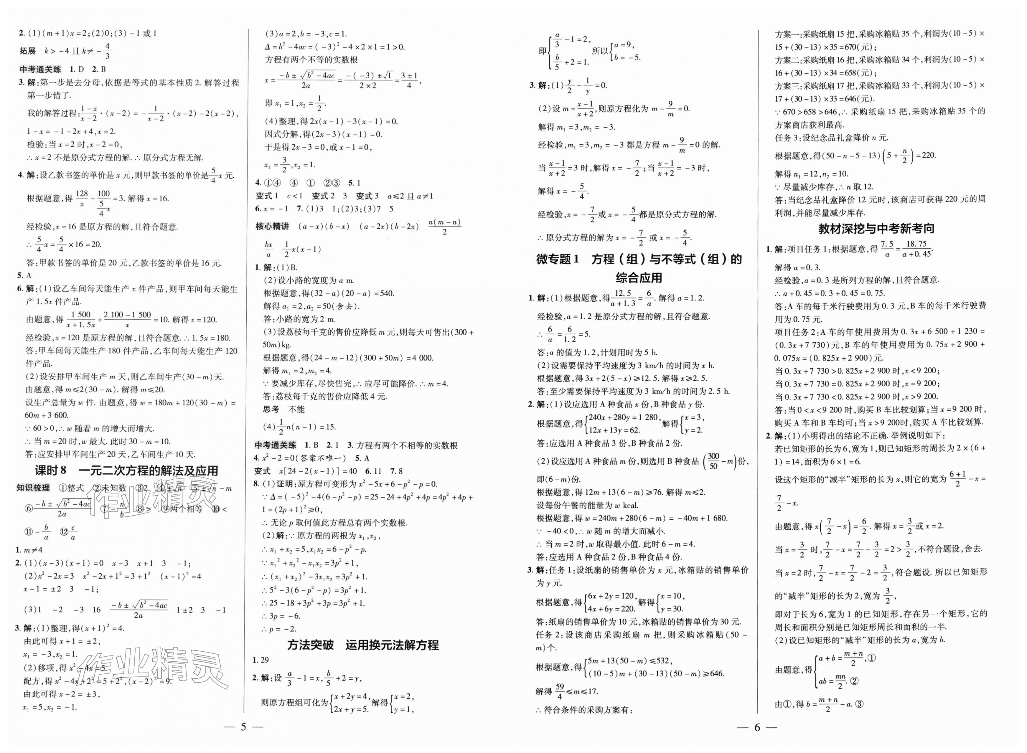 2026年领跑中考数学广东专版&nbsp;第3页