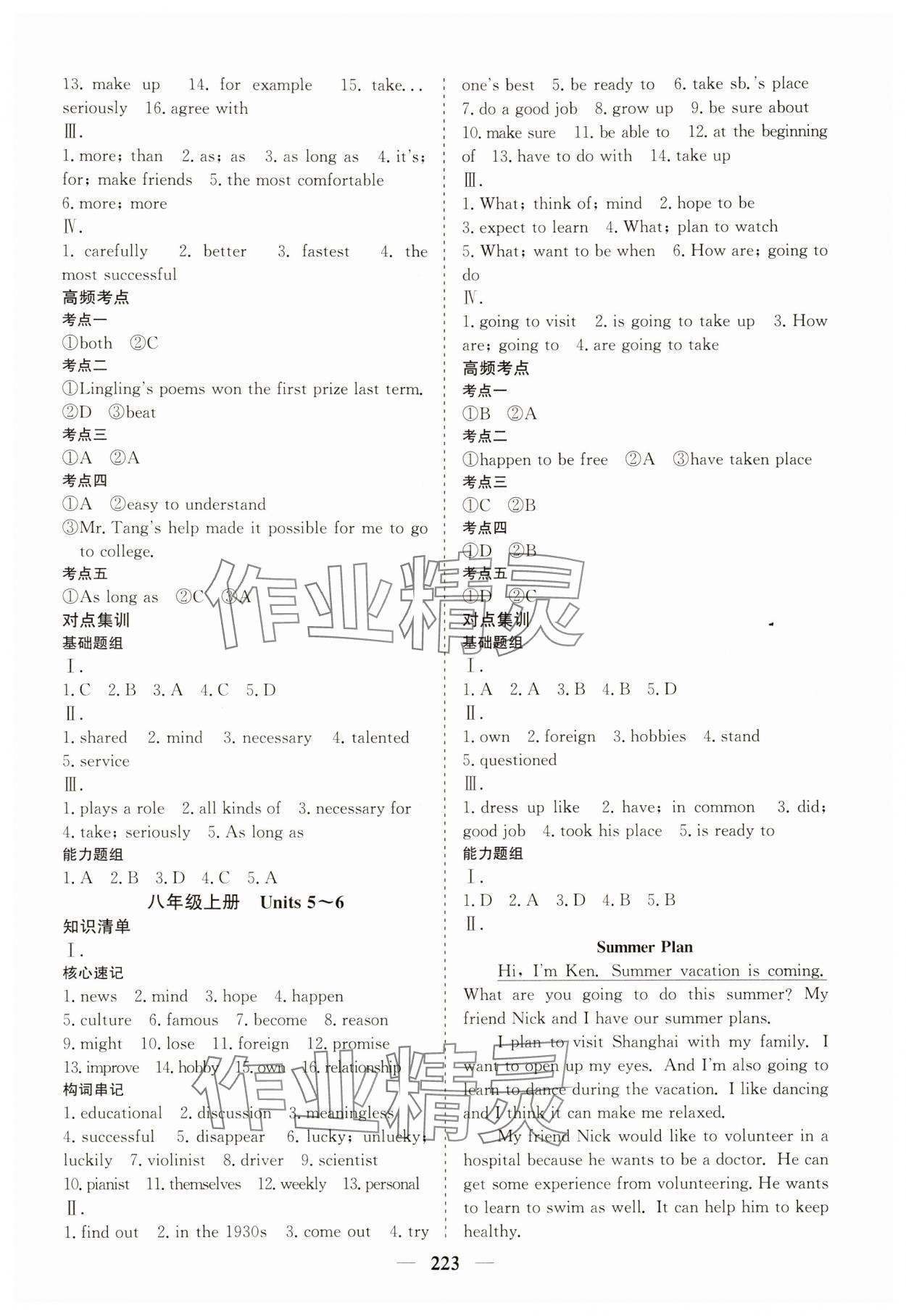2024年点金考案中考英语&nbsp;第5页