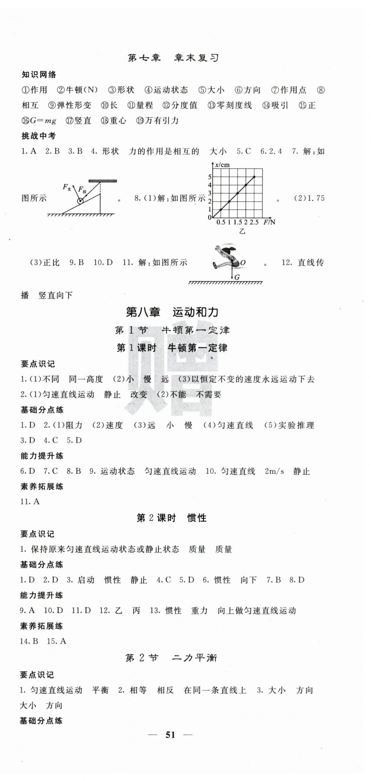 2026年课堂点睛八年级物理下册人教版湖北专版&nbsp;第3页