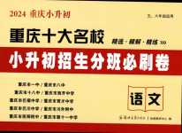 2024年小升初招生分班必刷卷六年級(jí)語文人教版重慶專版