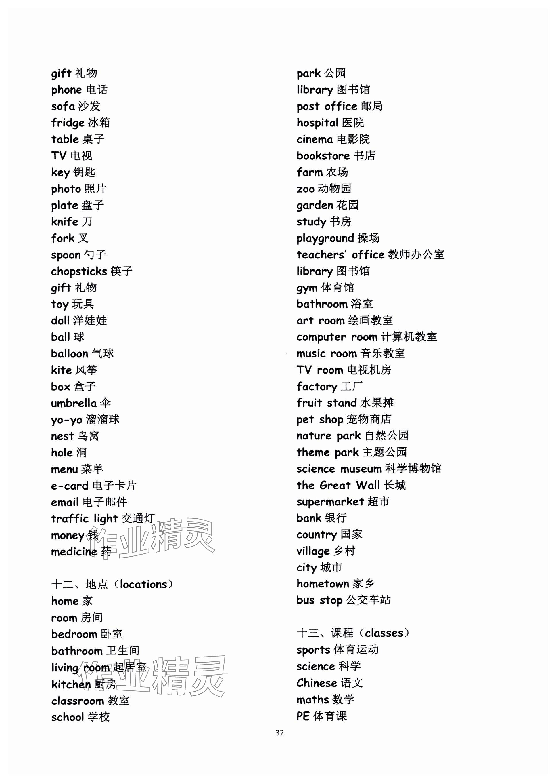2024年毕业核心练英语&nbsp;参考答案第32页