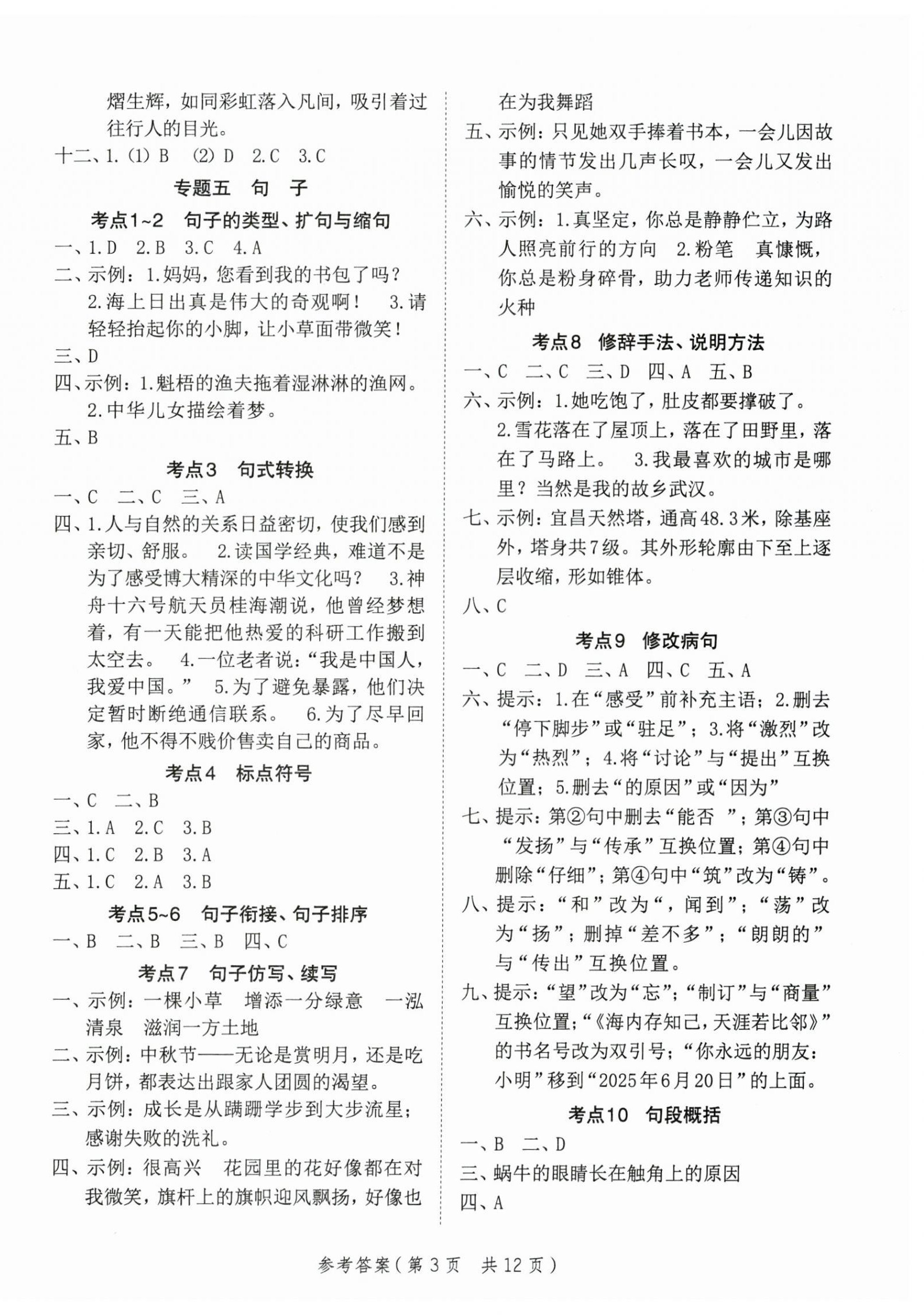 2026年新领程小学总复习极速提分语文&nbsp;第3页