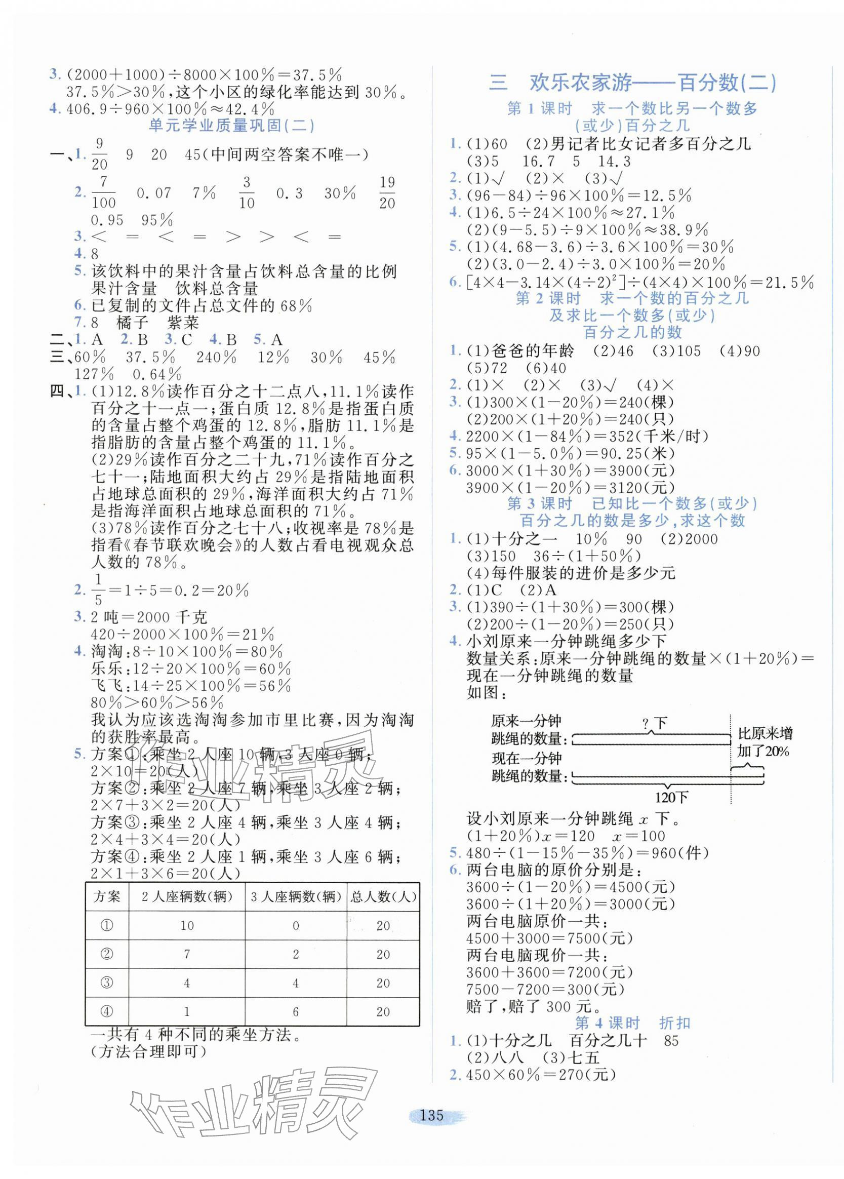 2026年小学课堂同步训练山东文艺出版社五年级数学下册青岛版54制&nbsp;第3页