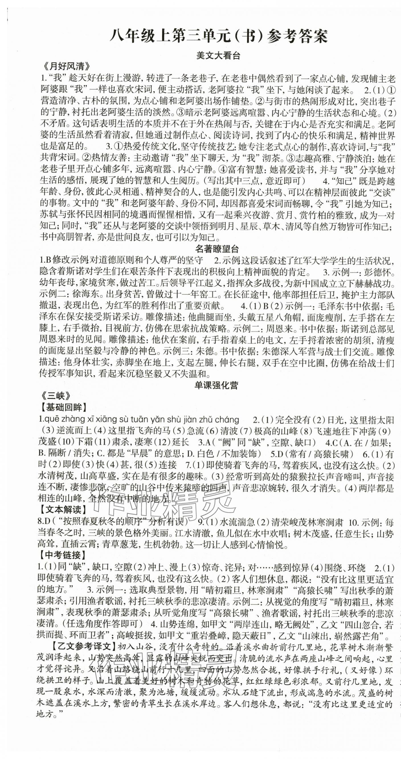 2025年智慧语文读练测八年级语文上册人教版&nbsp;第13页