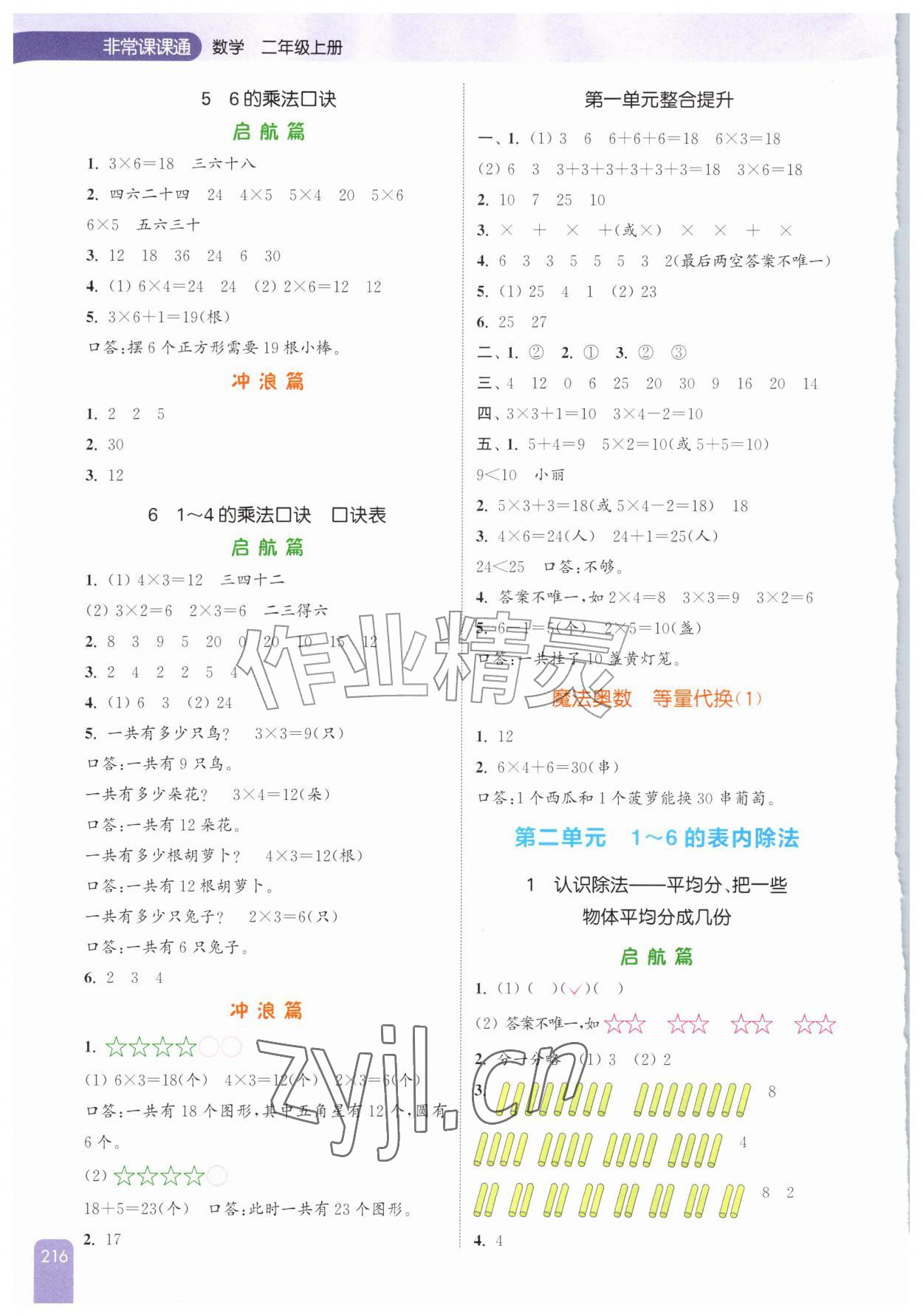 2026年通城学典非常课课通二年级数学上册苏教版&nbsp;第2页