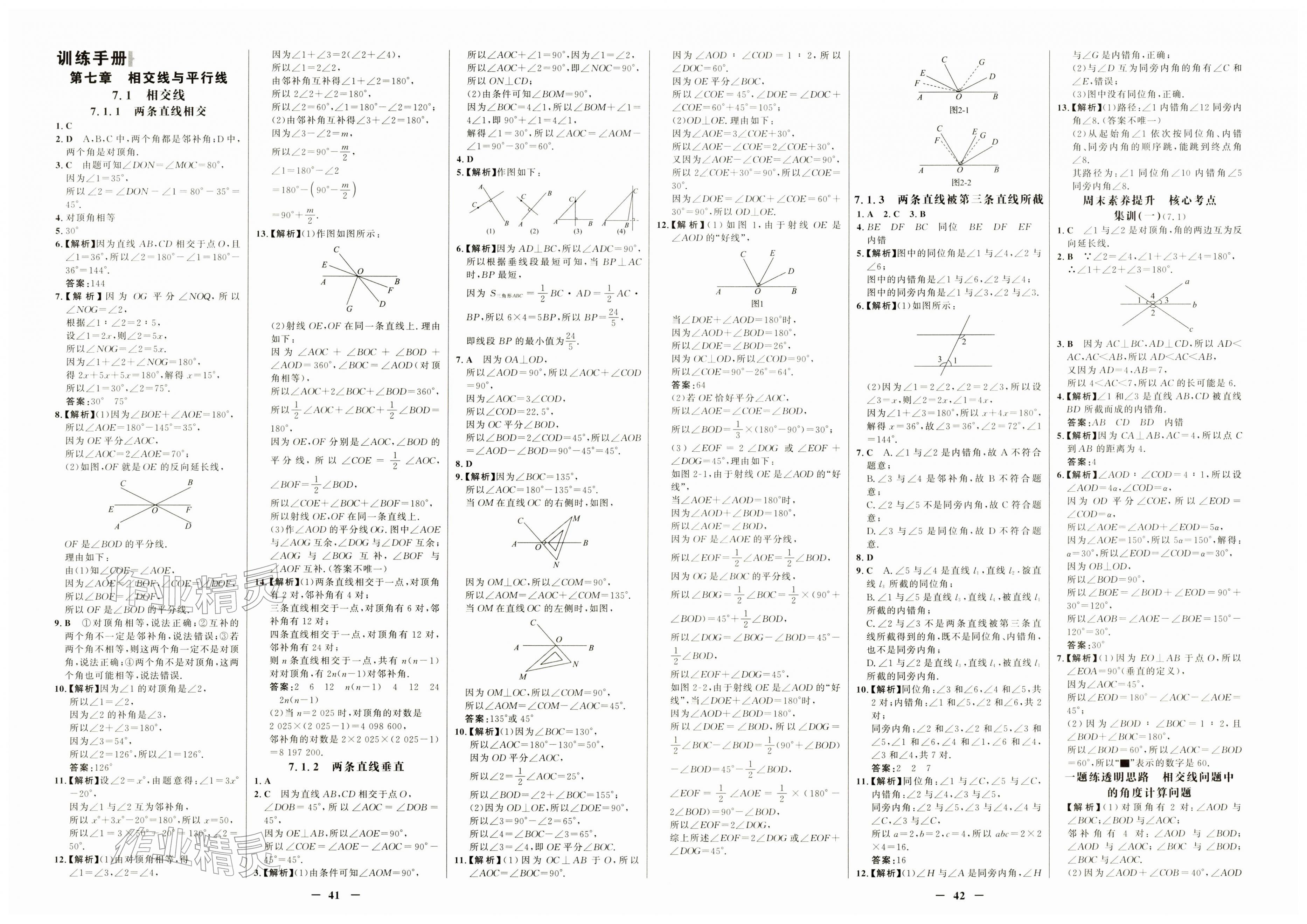 2026年世纪金榜金榜学案七年级数学下册人教版&nbsp;第5页