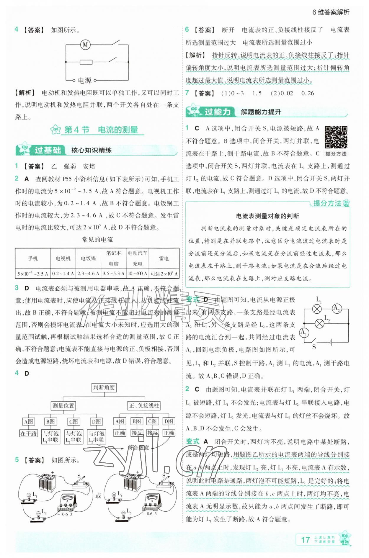2026年一遍过九年级物理全一册人教版&nbsp;第17页