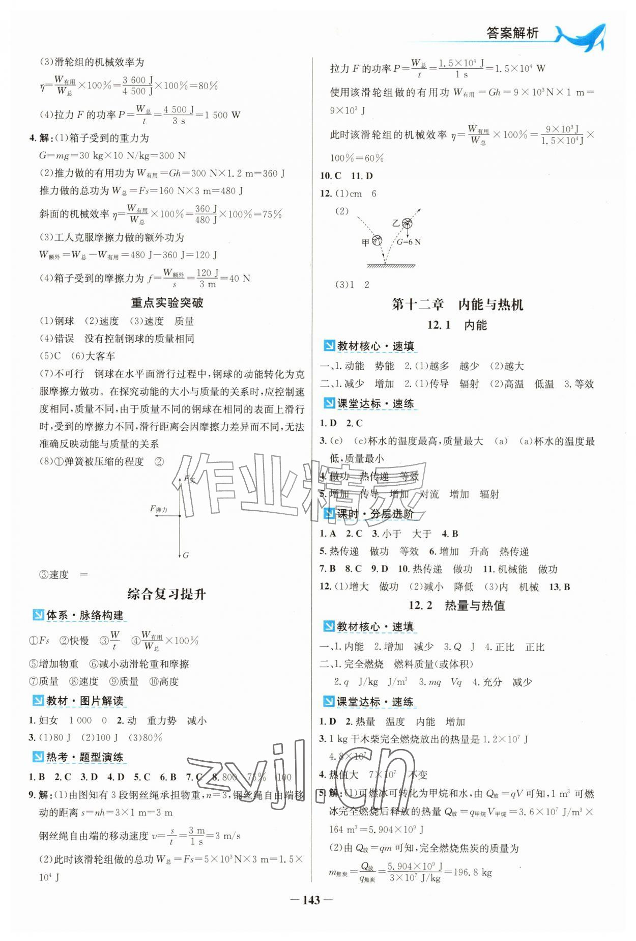 2026年南方新视野金榜学案九年级物理上册沪粤版&nbsp;第3页