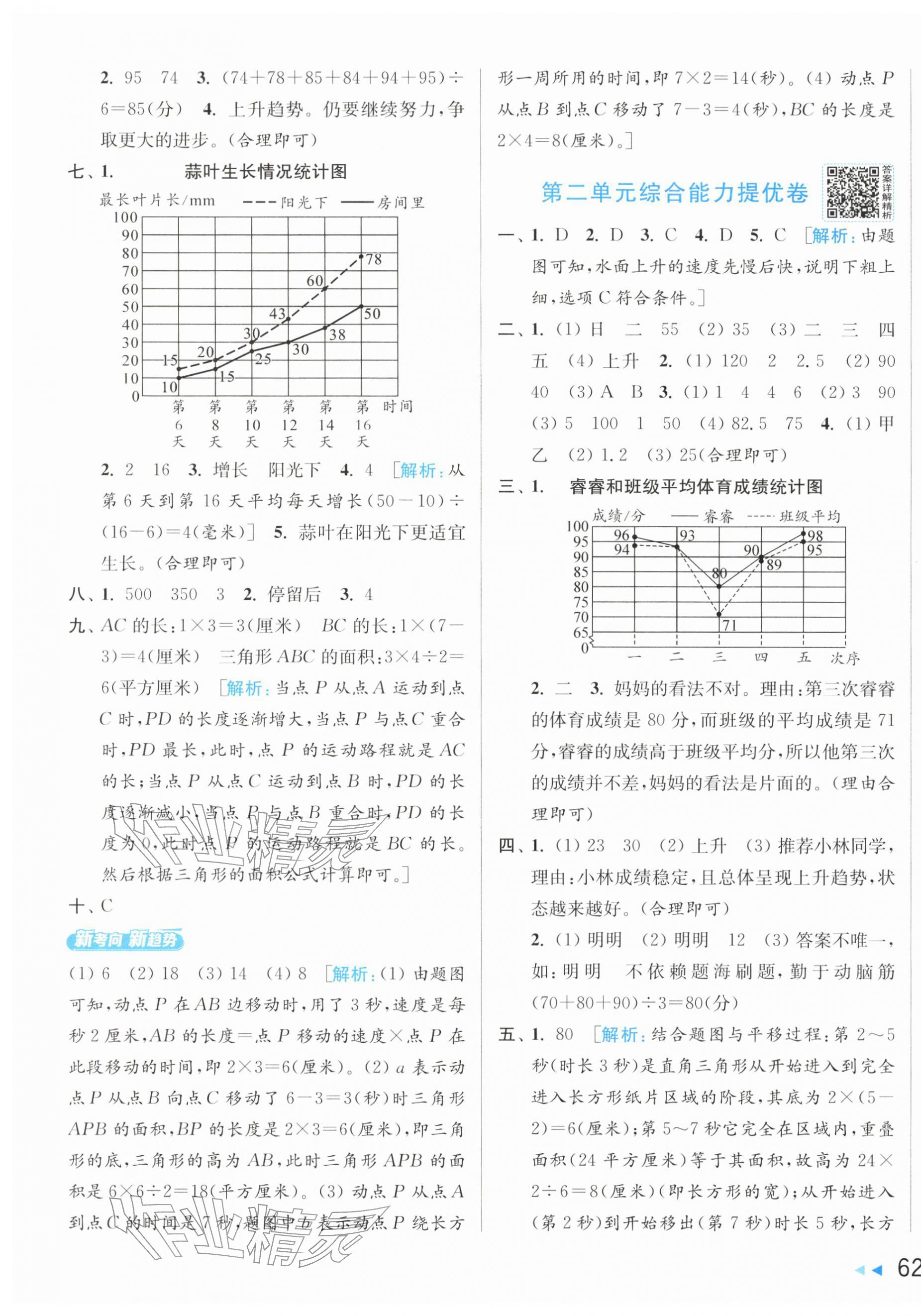 2026年亮点给力新情境素养卷五年级数学下册苏教版&nbsp;第3页