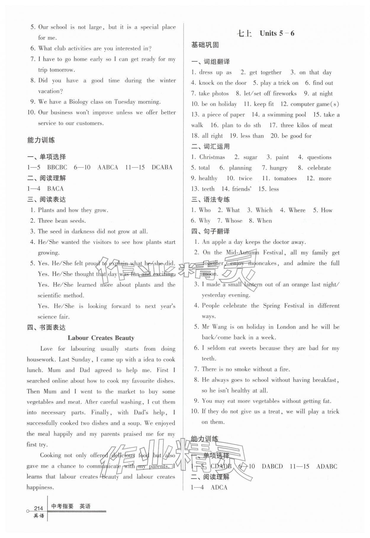 2026年中考指要英语&nbsp;第2页