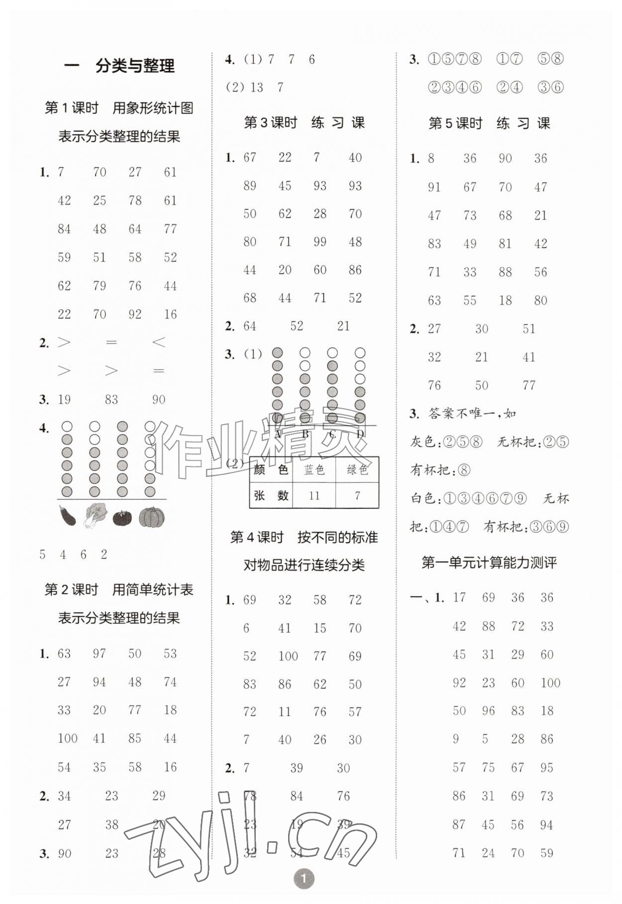 2026年小学数学计算10分钟二年级上册人教版&nbsp;第1页