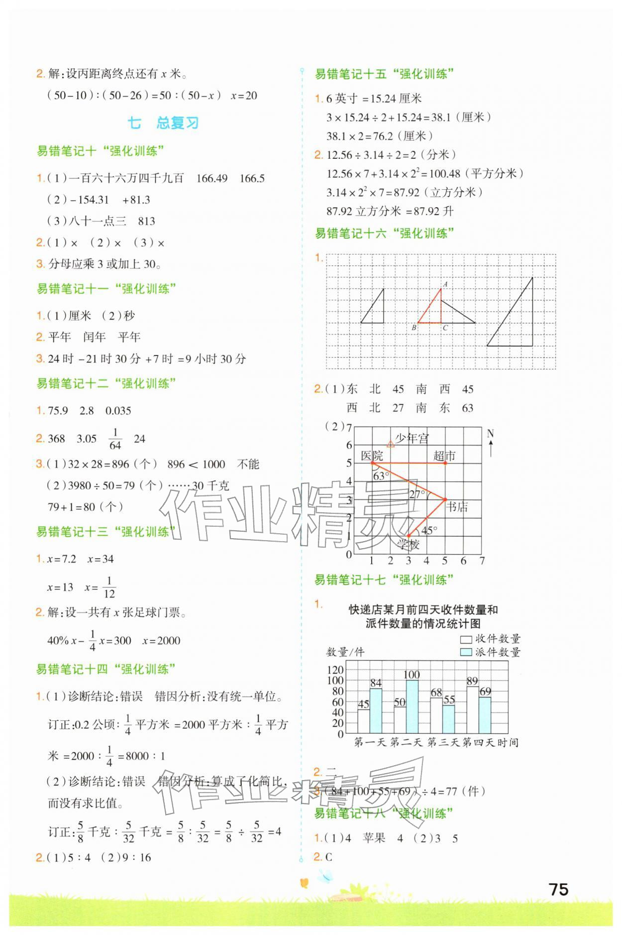 2026年涂重点六年级数学下册苏教版&nbsp;第7页