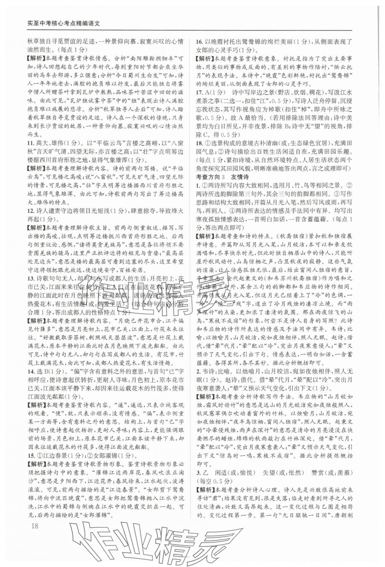2025年实至中考核心考点精编语文中考成都专版&nbsp;第18页