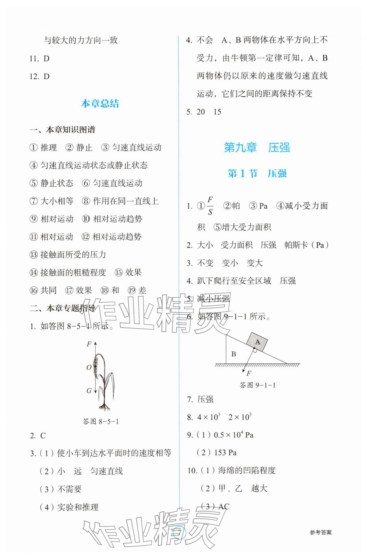 2026年学生基础性作业八年级物理下册人教版&nbsp;第7页
