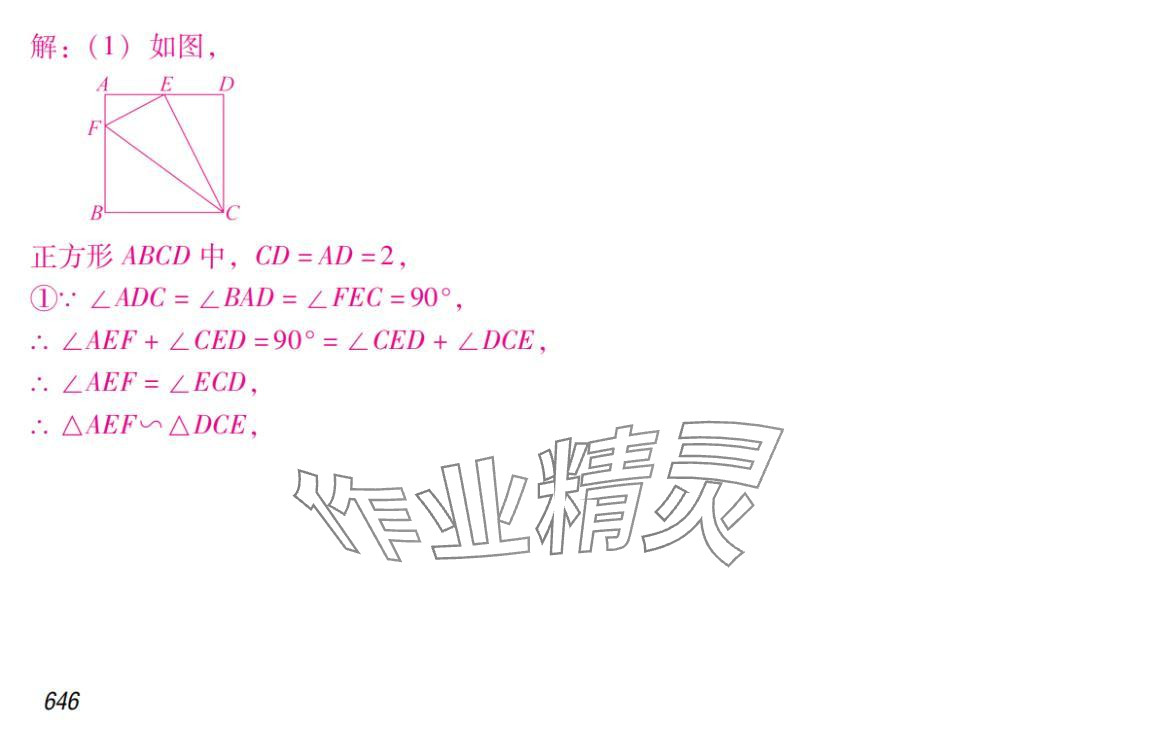 2024年激智数学中考&nbsp;参考答案第53页