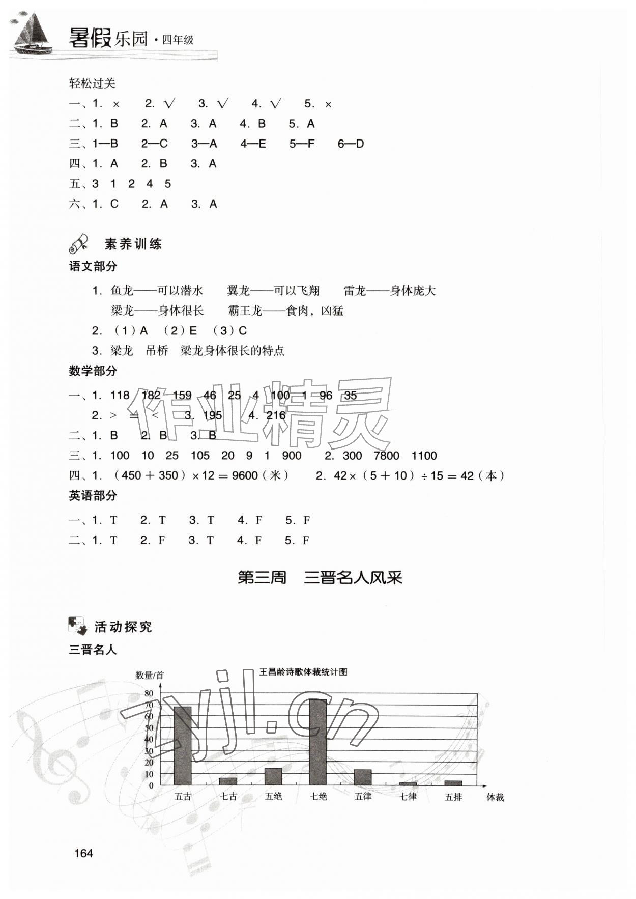 2026年暑假乐园四年级合订本现代教育出版社&nbsp;第4页