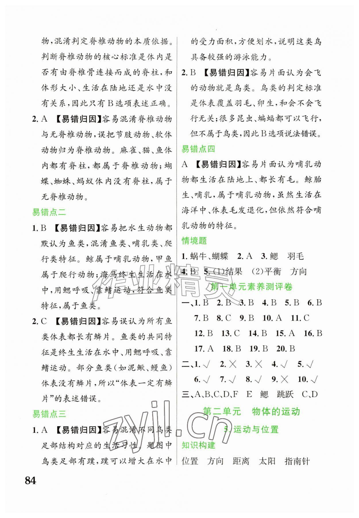 2026年绩优学案四年级科学上册苏教版&nbsp;第2页